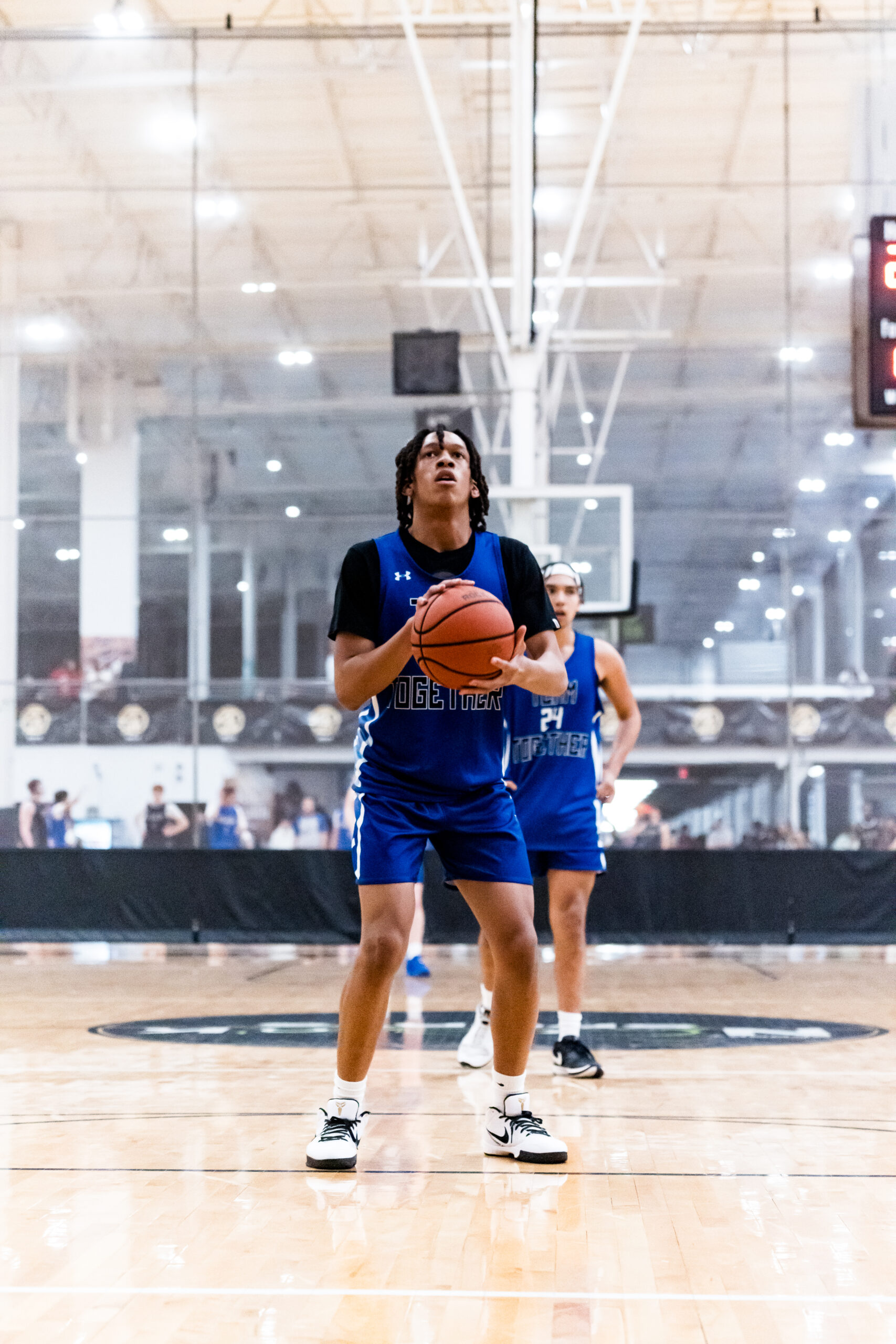 Team Together basketball athlete on the court